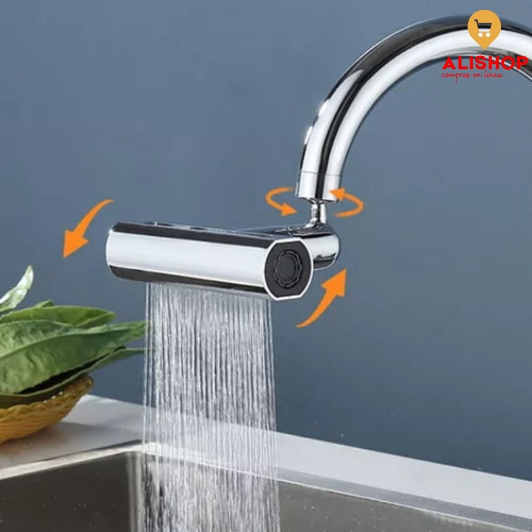 Flow Tap™ 💧 Grifo de cocina en cascada 3 en 1 (Funcionalidad 360°)
